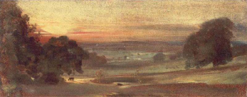 The Valley of the Stour at Sunset 31 October 1812